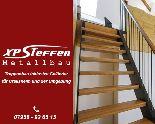 Treppenbau Crailsheim - Ihr Metallbauer für Stahltreppen in der Region